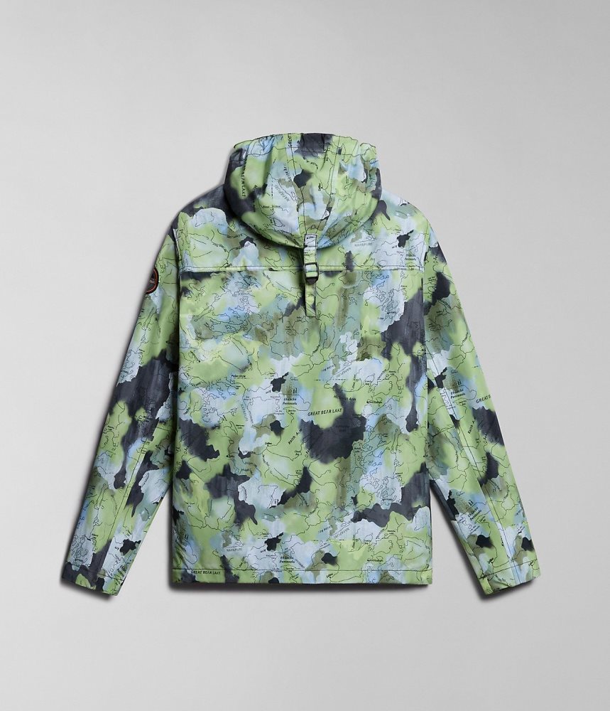 Wiatrówka Męskie Napapijri Rainforest Open Summer Print Jacket Multicolour | AXIBP1376